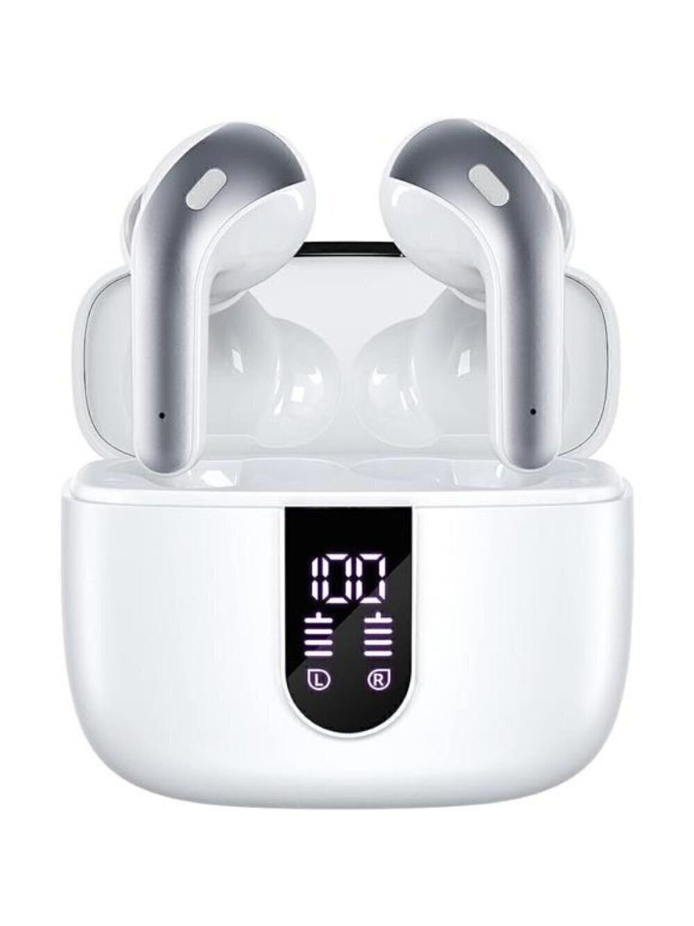 Bluetooth Headphone Wireless Earbud Airpods Pro 2 Charging Case Waterproof WHITE